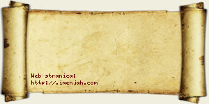 Sara Bošnjaković vizit kartica